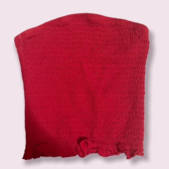 Garage Red Crop Top - Picture 2 of 5